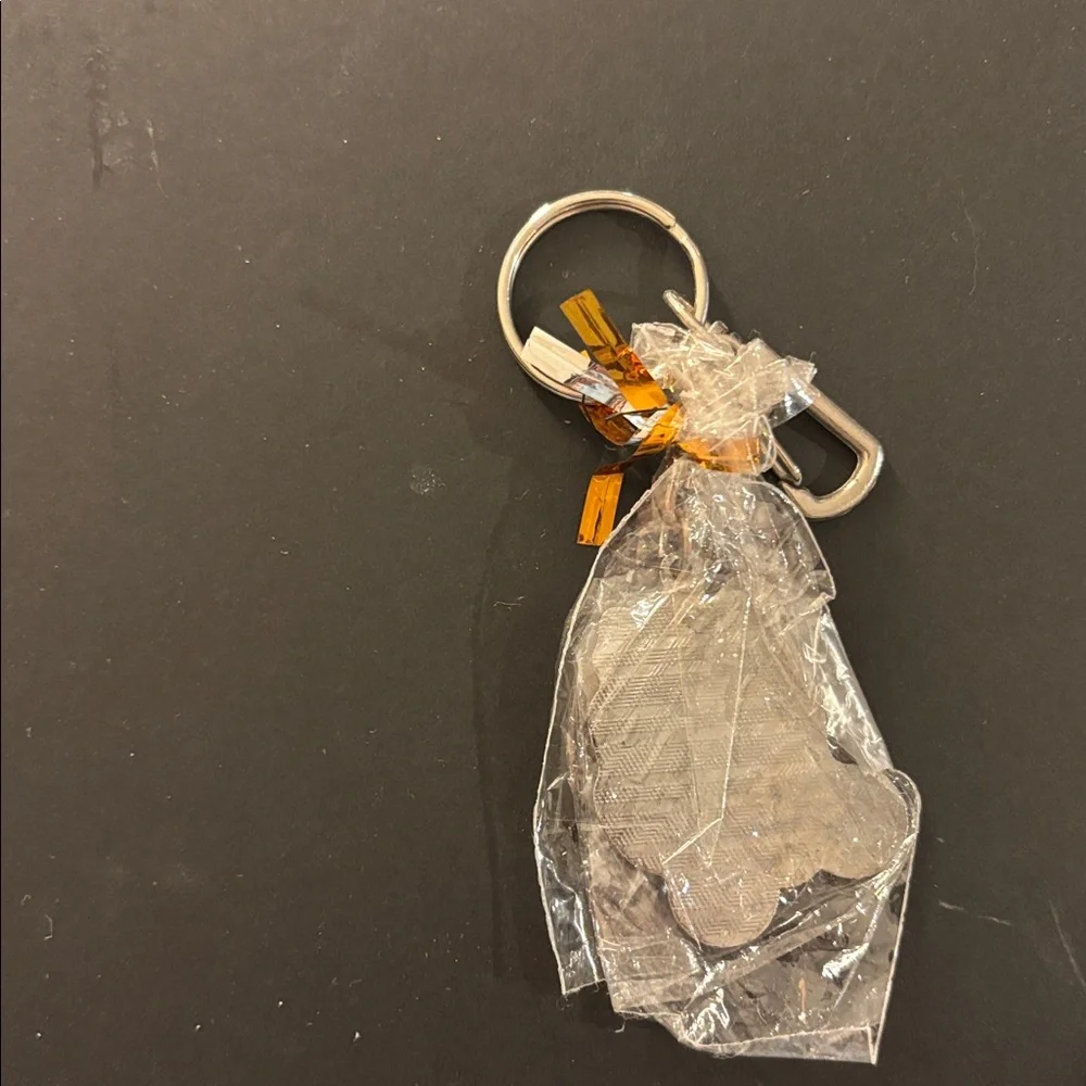 Hello Kitty Keychain with Red and Yellow Accents
